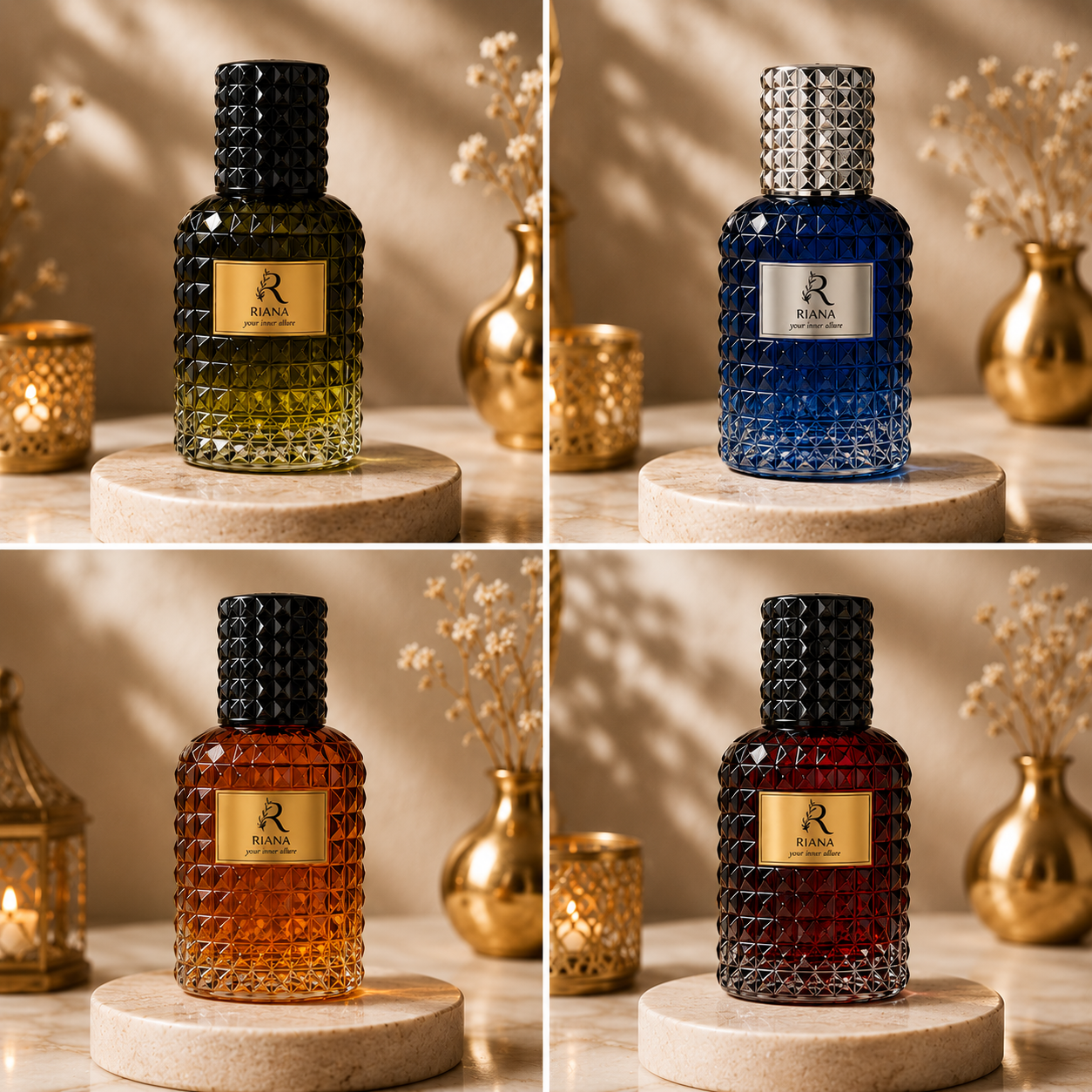 RIANA Luxury Perfume Gift Set 4 x 30ml for Every Occasion Long Lasting Eau de Parfum - Image 2