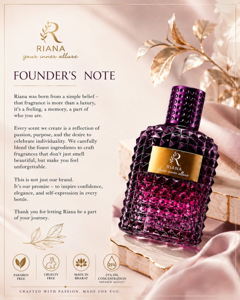 RIANA Fantasy Eau de Parfum 100ml Long Lasting Fruity Floral Woody Perfume for Women Everyday Luxury