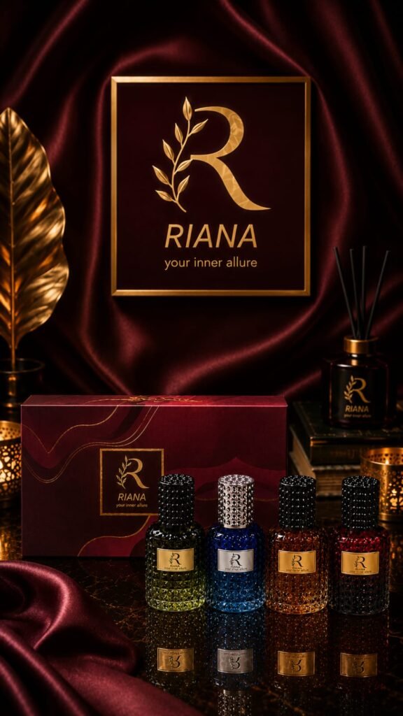 RIANA Luxury Perfume Gift Set 4 x 30ml for Every Occasion Long Lasting Eau de Parfum
