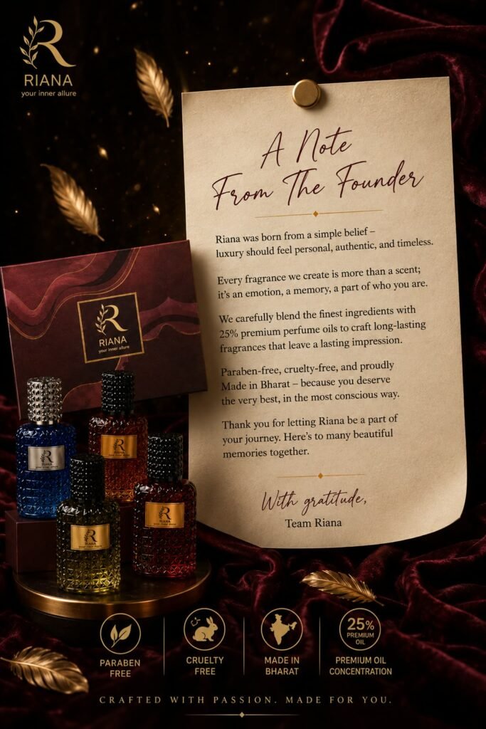 RIANA Luxury Perfume Gift Set 4 x 30ml for Every Occasion Long Lasting Eau de Parfum