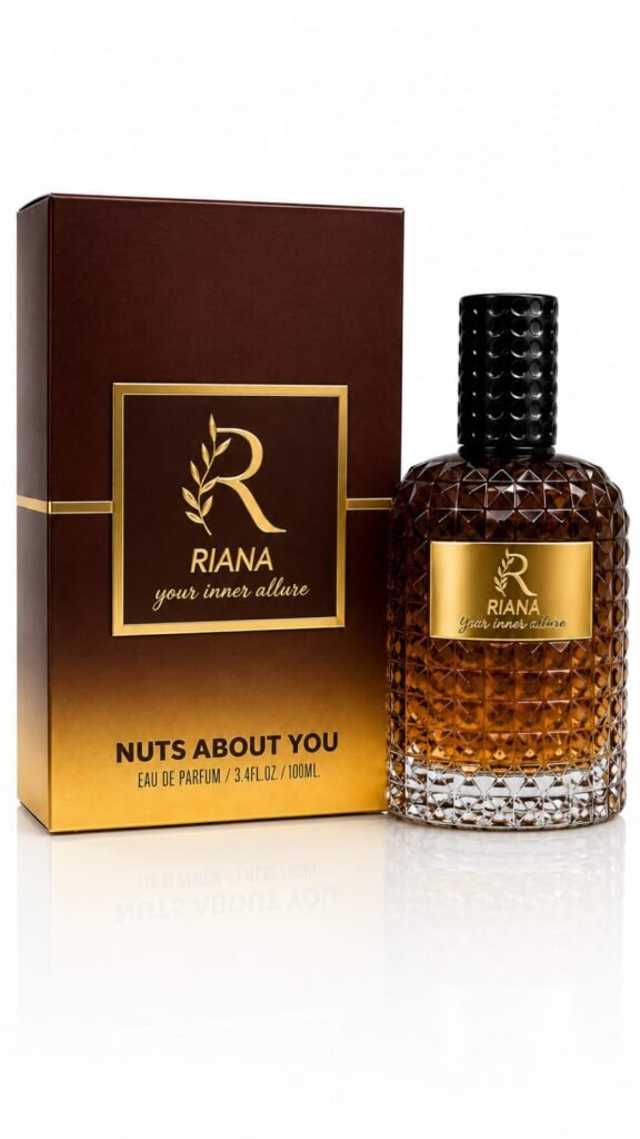 RIANA Nuts About You Eau de Parfum for Women Floral Gourmand Perfume Pistachio Vanilla Long Lasting