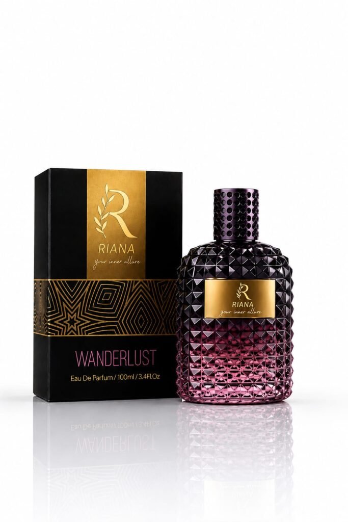 RIANA Wanderlust Eau de Parfum for Men 100ml Long Lasting Woody Spicy Luxury Perfume with Citrus Freshness